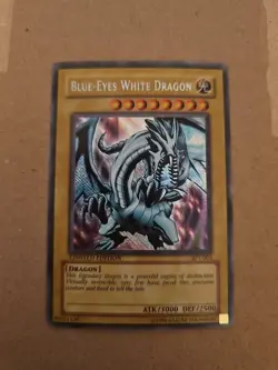 YuGiOh Blue-Eyes White Dragon BPT-003 2002 Limited Edition Error Reverse Pattern - Image 1