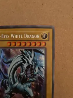 YuGiOh Blue-Eyes White Dragon BPT-003 2002 Limited Edition Error Reverse Pattern - Image 3