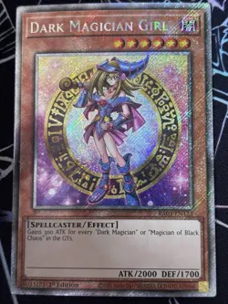 YuGiOh - Dark Magician Girl - RA03 EN123 - Platinum Secret Rare - 1st Edition NM - Image 2