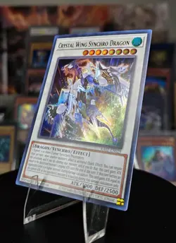 Yu-Gi-Oh! Crystal Wing Synchro Dragon 1st Edition RA02-EN059 - Image 1
