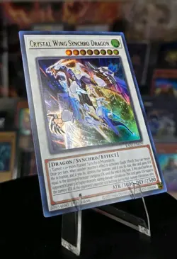 Yu-Gi-Oh! Crystal Wing Synchro Dragon 1st Edition RA02-EN059 - Image 3
