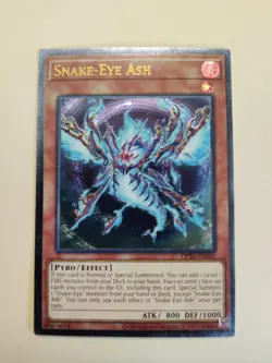 Yugioh! Snake-Eye Ash Ultimate Rare OP25-EN002 LP - Image 1