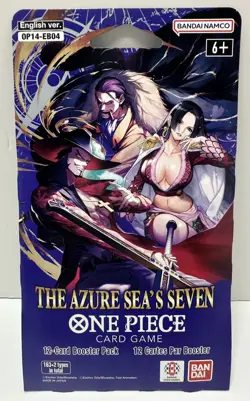 One Piece TCG (OP-14) The Azure Sea's Seven Booster Packs - English - Lot of 5 - Image 4