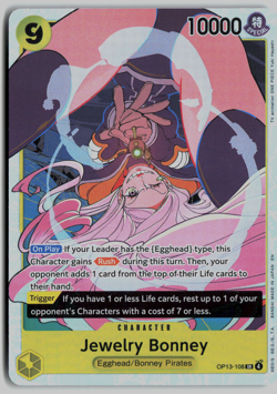 x4 Jewelry Bonney Playset OP13-108 - Carrying On His Will - One Piece TCG - Image 1