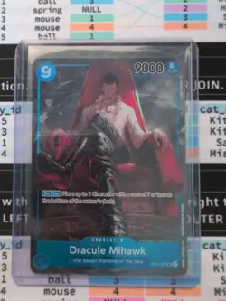 English Optcg OP01-070 Mihawk SR Alt Art - Image 1