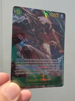 ONE PIECE CCG | Dracule Mihawk SEC | OP14 - 119 Alt Art Azure Sea’s Seven - Image 1