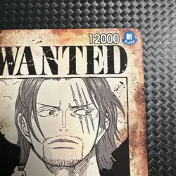 One Piece TCG - Wanted Shanks OP09-004 SR - SP Alt Art - English - NM - Image 4