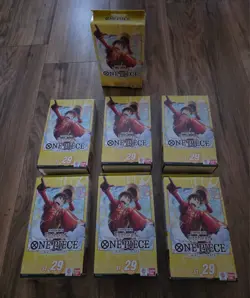 One Piece Tcg Egghead Starter Decks [ST29] English Version Lot Of 7 New & Sealed - Image 1