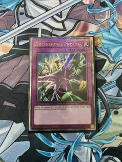 Dimensional Prison Quarter Century Secret Rare Card NM RA04-EN132 - Image 1