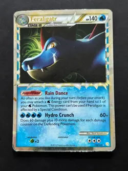 Pokemon TCG Feraligatr (Prime) 108/123 Heartgold & Soulsilver Holo Card - Image 1