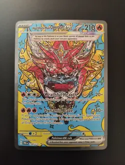 Hearthflame Mask Ogerpon EX Prismatic Evolutions Holo Card 148/131 NM Condition - Image 1