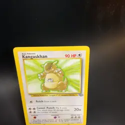 Kangaskhan Non Holo Rare Unlimited NM #21/64 Jungle Vintage Pokemon Card - Image 3