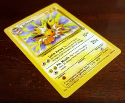 Jolteon - Rare Jungle Set WOTC Pokemon Card - 20/64, non-holo, LP - Image 1