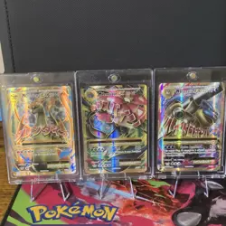 Pokemon Mega EX Charizard Venusaur Blastoise Full Art Holo Card Lot (3) - Image 1