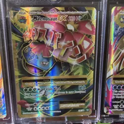 Pokemon Mega EX Charizard Venusaur Blastoise Full Art Holo Card Lot (3) - Image 3