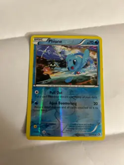 Phione Pokemon Trading Card Game (TCG) card, 36/113 used - Image 1