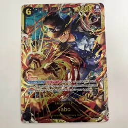 ONE PIECE Card Sabo SEC OP13-120 - Carrying on His Will ENGLISH Mint - Image 1