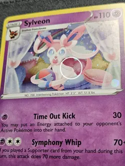 Sylveon 🌀FART SWIRL🌀 Cosmos Holo SWSH211 SWSH: Sword & Shield Promo Cards NM - Image 1