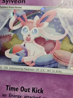 Sylveon 🌀FART SWIRL🌀 Cosmos Holo SWSH211 SWSH: Sword & Shield Promo Cards NM - Image 2