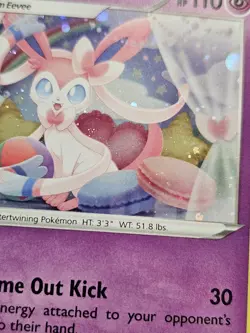 Sylveon 🌀FART SWIRL🌀 Cosmos Holo SWSH211 SWSH: Sword & Shield Promo Cards NM - Image 4