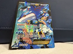Pokemon TCG Team Aqua's Kyogre-EX Double Crisis Holo Card 6/34 NM/LP Condition - Image 2