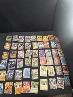 Pokemon TCG V & VMAX Assorted Card Collection Set - Image 1
