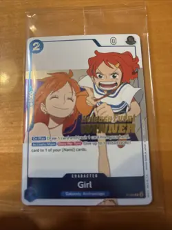 Girl (OP14 Release Event Winner) - One Piece Promotion Cards (OP-PR) - Image 1