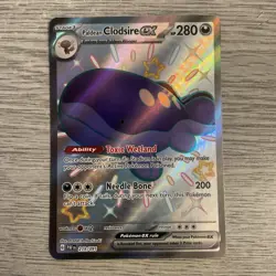 Paldean Clodsire ex 219/091 - Shiny Full Art - Paldean Fates Pokemon Card - NM - Image 1