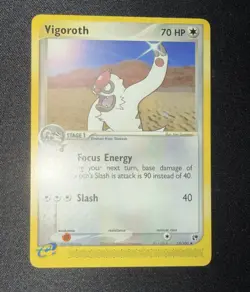 Vigoroth 52/100 Uncommon EX Sandstorm Pokemon TCG E Reader Card - Image 1