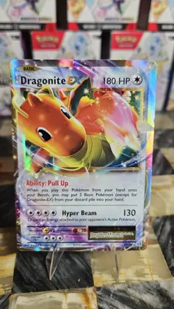 Pokemon TCG Dragonite EX Holo Ultra Rare Card 72/108 Evolutions Lightly Played - Image 1