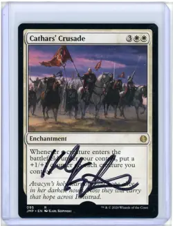 Cathars' Crusade Jumpstart Rare Signed Artist Proof MTG - Image 1