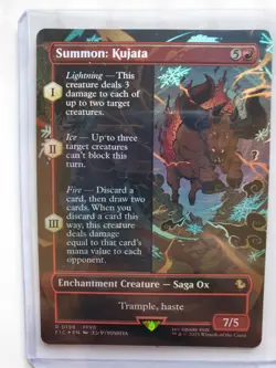 MTG 0199 Summon: Kujata Foil Borderless FINAL FANTASY - Image 1