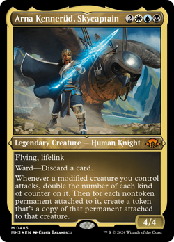 Arna Kennerud, Skycaptain (Foil Etched) [Modern Horizons 3] - Image 1