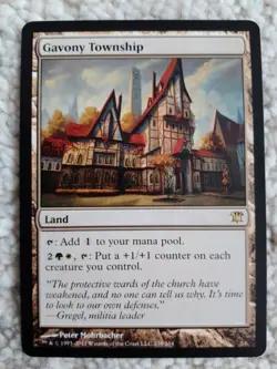 1x GAVONY TOWNSHIP - Commander/Innistrad - MTG - Magic the Gathering - Image 2