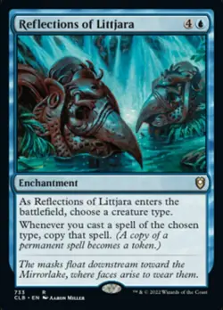 1x REFLECTIONS OF LITTJARA - Commander - MTG - Magic the Gathering - Image 1