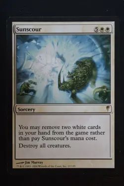 Magic The Gathering MTG SUNSCOUR Coldsnap LP Lightly Played - Image 1