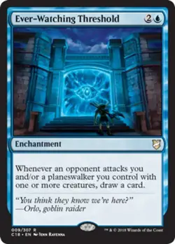 1x Ever-Watching Threshold NM-Mint, English Commander 2018 MTG Magic - Image 1