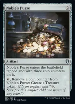 *MINT* Noble's Purse - Commander Legends: Baldur's Gate (U) - MTG - Image 1