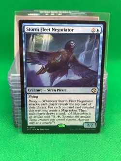 MTG - STORM FLEET NEGOTIATOR - Caverns of Ixalan Com (R) - Image 1