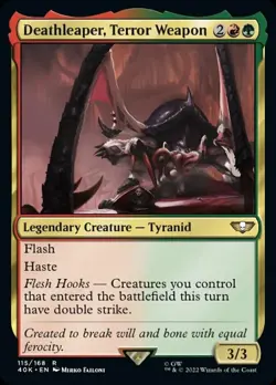 1x Deathleaper, Terror Weapon NM-Mint, English Commander: Universes Beyond: Warh - Image 1