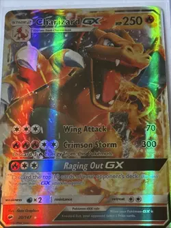 2017 POKEMON SUN & MOON BURNING SHADOWS 20 CHARIZARD GX - Image 1