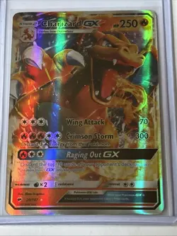 2017 POKEMON SUN & MOON BURNING SHADOWS 20 CHARIZARD GX - Image 2