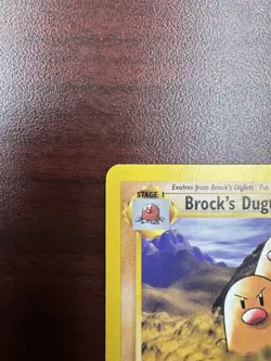 Pokemon TCG Brock's Dugtrio Gym Heroes First Edition 22/132 LP - Image 3