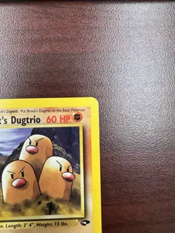 Pokemon TCG Brock's Dugtrio Gym Heroes First Edition 22/132 LP - Image 4