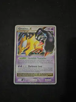 Pokemon Giratina LV.X 124/127 & Azelf LV.X 140/146 Holo Legends Awakened 2008 - Image 1