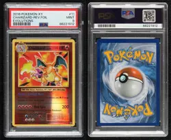 Charizard Reverse Foil Pokemon XY Evolutions 20th Anniversary PSA 9 MINT - Image 3