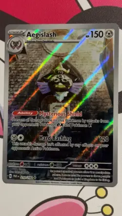 Aegislash 210 / 182 Pokemon Paradox Rift 2023 Near Mint Illustration Rare Holo - Image 1