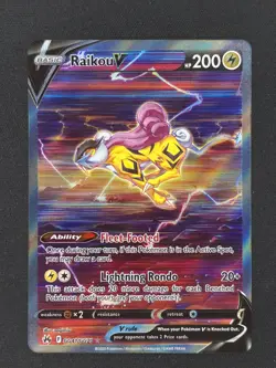 Raikou V GG41 Pokemon Crown Zenith 2023 NM 🔥🔥🔥 - Image 1