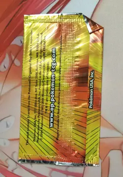 EMPTY - Pokemon - Pop Series 1 - Blaziken Pack Wrapper - Image 2
