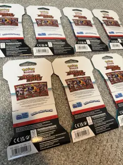 Pokemon TCG: Lot of 7 Sealed Destined Rivals Sleeved Booster Packs - Image 2